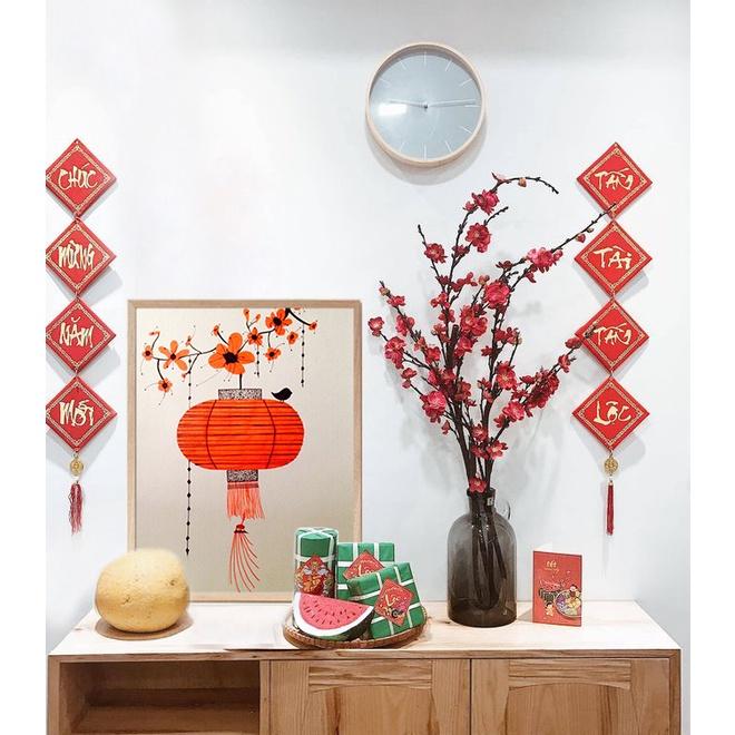 Tranh Tết, Tranh canvas decor ngày Tết