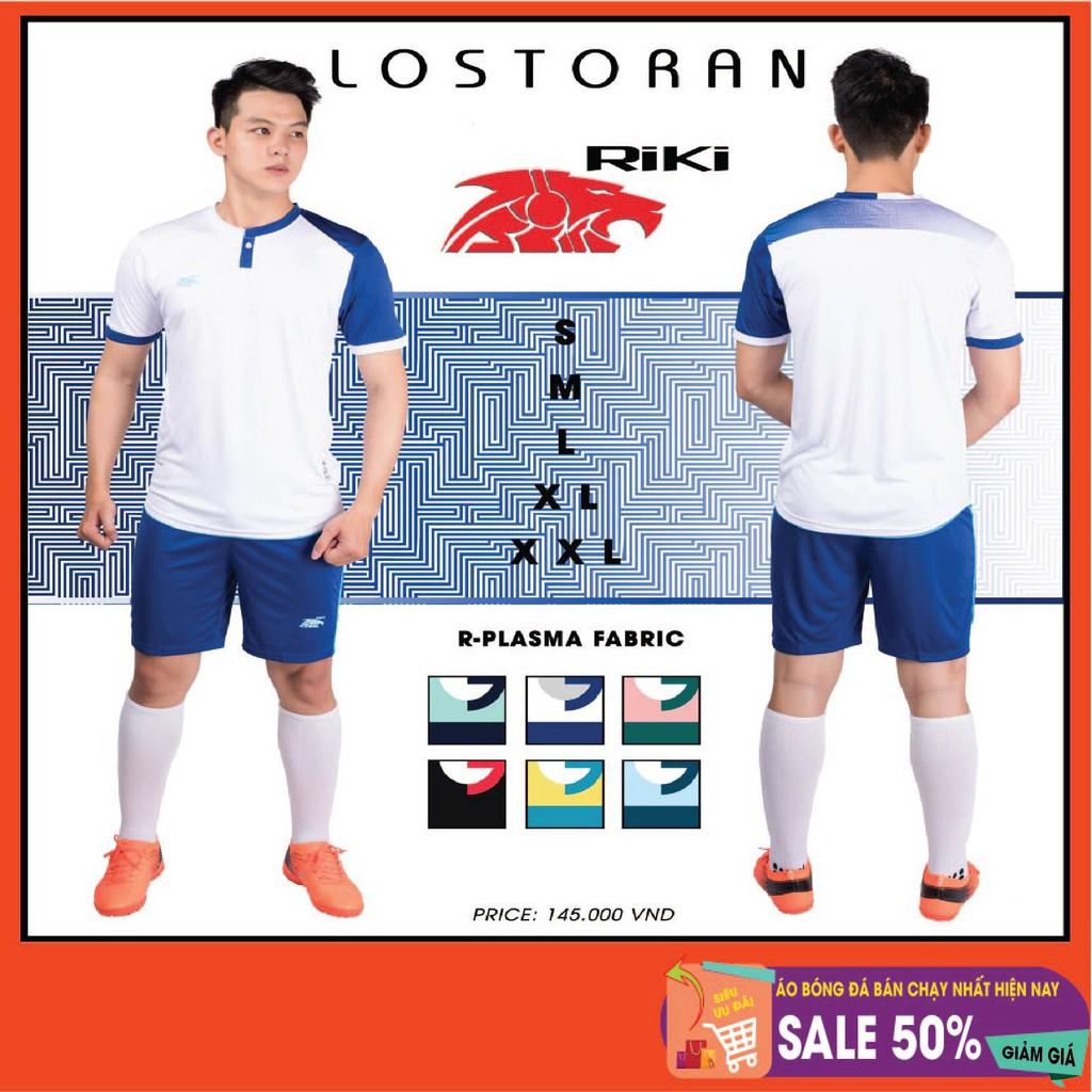 Bộ quần/áo thể thao, Bộ áo bóng đá không logo RiKi Lostoran sẵn kho, giá tốt chất vải mềm mát mịn, thấm hút mồ hôi