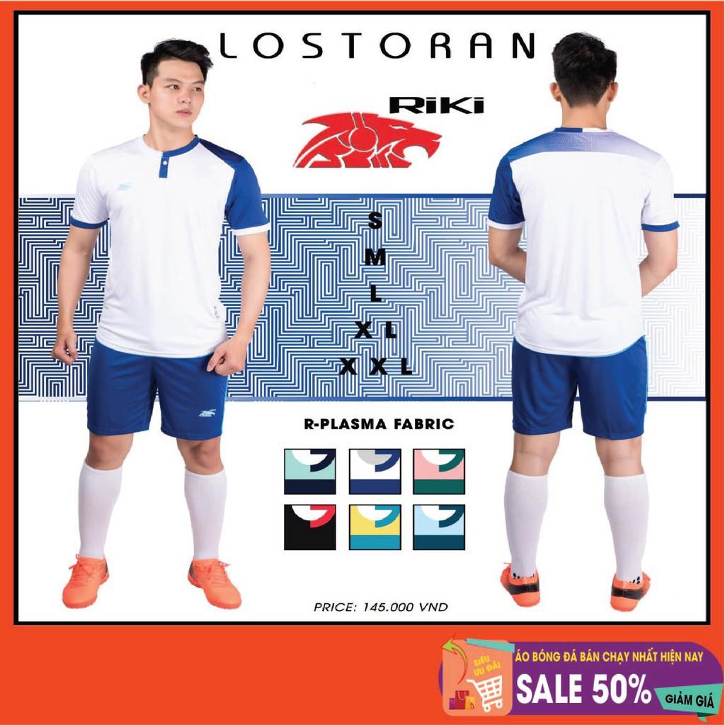 Bộ quần/áo thể thao, Bộ áo bóng đá không logo RiKi Lostoran sẵn kho, giá tốt chất vải mềm mát mịn, thấm hút mồ hôi