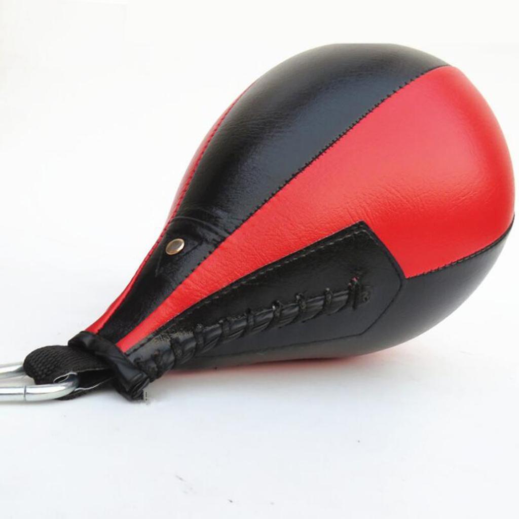 Speed Ball Training Punching Bag Boxing MMA Pear Shaped Exercise Ball Equip.