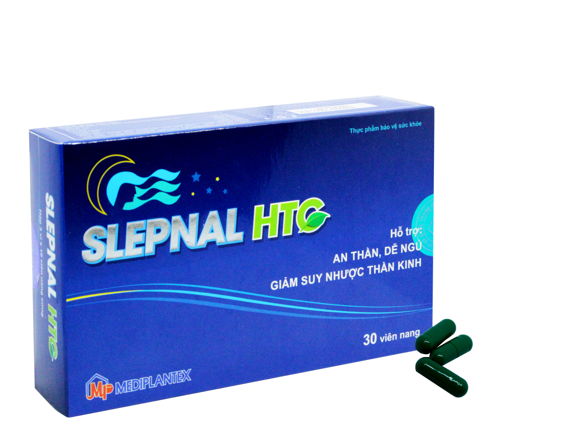 Viên uống hỗ trợ giác ngủ - Giảm suy nhược thần kinh SLEPNAL HTC - Mediplantex
