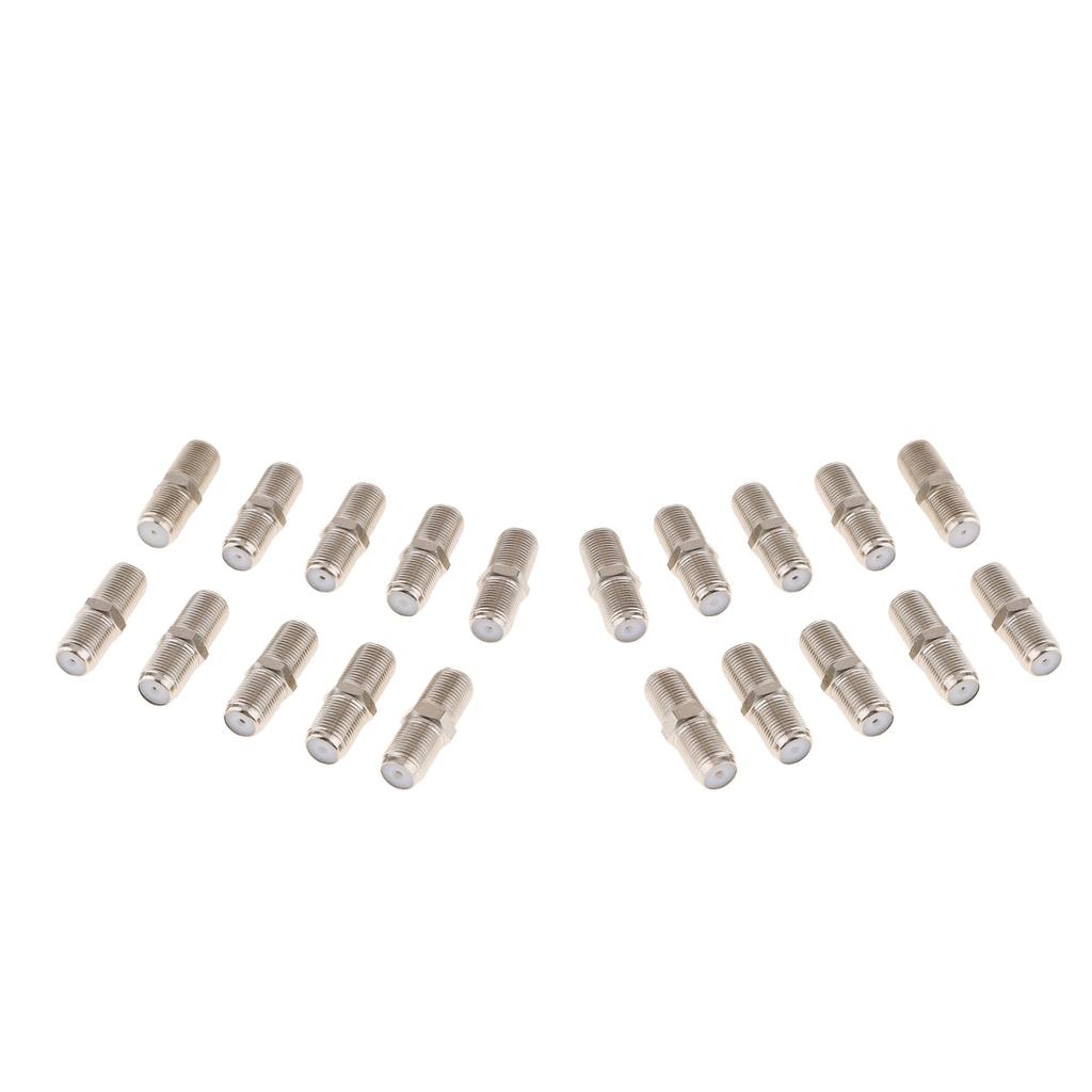 20Pieces F Type RG6 Coax Cable Female to Female Connector