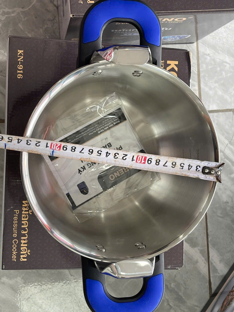 Nồi áp suất inox 304, chống nổ, dùng cho bếp từ bếp ga bếp hồng ngoại dung tích 6 lít và 8 lít hàng chính hãng