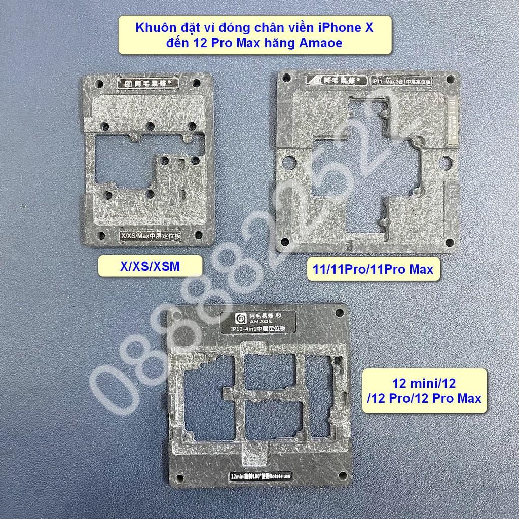 Khuôn cho iPhone 6G đến 13 Pro Max hãng AMAOE (A8 đến A15)