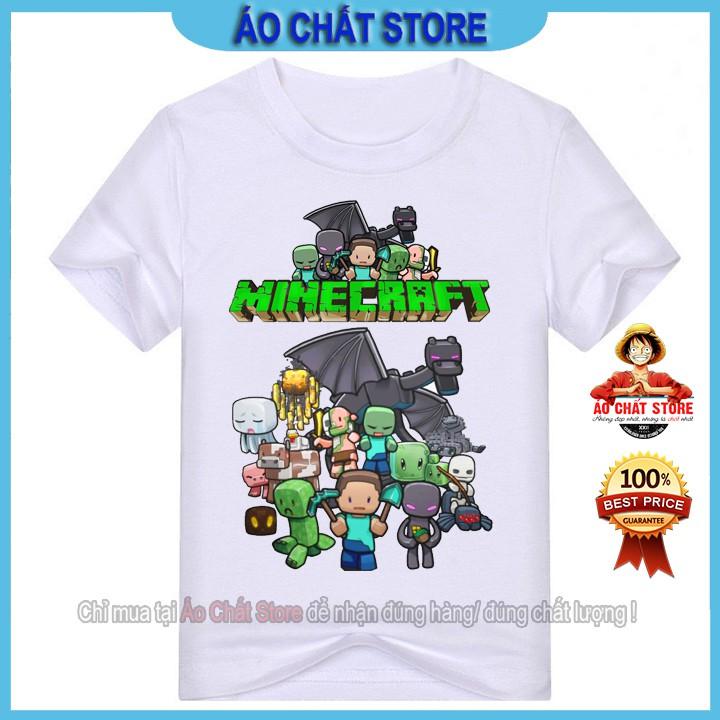 Áo thun trẻ em Minecraft siêu độc | chất đẹp MC28 | Áo Chất Store