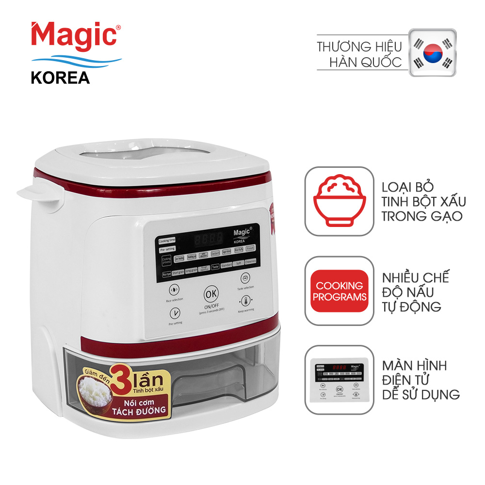 Nồi Cơm Tách Đường Magic A-511 (1.5 Lít) - Hàng Chính Hãng