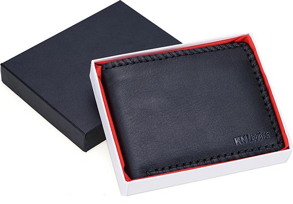 Ví nam da bò đan viền thủ công cao cấp kiểu ví ngang DB1-VI1TCK7 + Tặng kèm móc khóa da bò, hộp và túi giấy đựng quà sang trọng