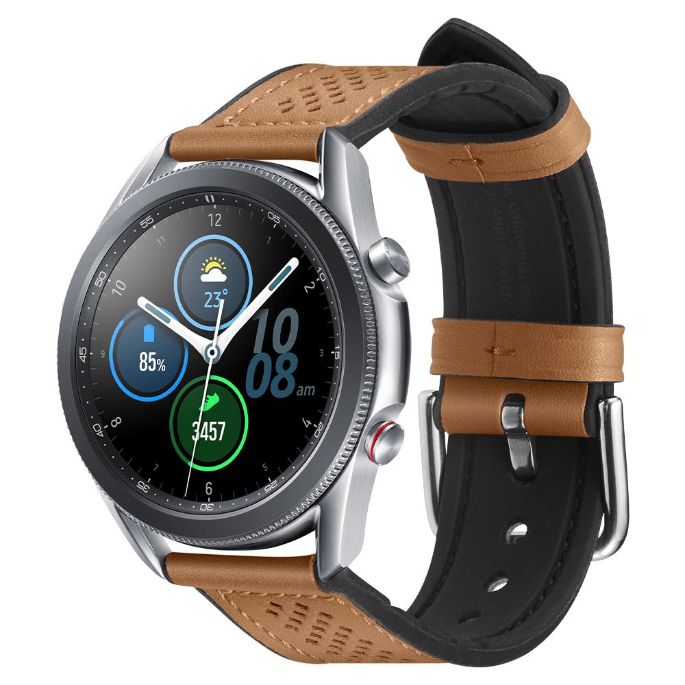 Dây Đeo Galaxy Watch 3 (41mm)/(45mm) Watch Band Retro Fit (20mm) - hàng chính hãng  - Đen - 45mm/22mm