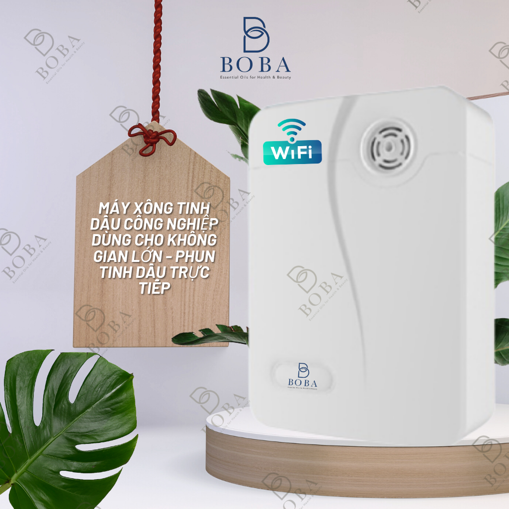 (HCM) Máy Xông Tinh Dầu Trực Tiếp, CÓ WIFI, Cho Không Gian Lớn 200m2 Như Nhà Hàng, Spa, Khách Sạn - bobashop