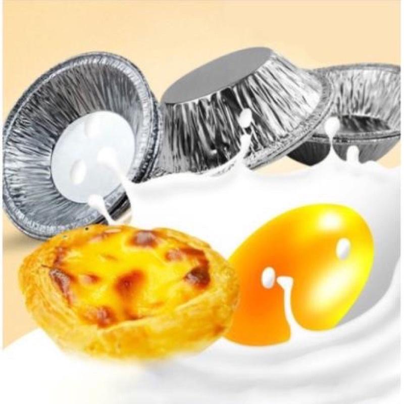 Sét 50 khuân giấy bạc nấu ăn- làm bánh trứng nướng, hàu nướng, sạch sẽ tiện dụng và an toàn