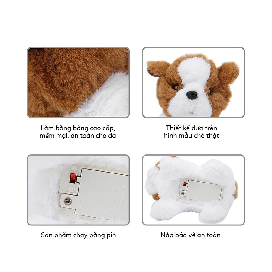 Đồ Chơi Thú Bông Tương Tác Cún Con - Baby Chihuahua IWAYA 3301-3VN-JS