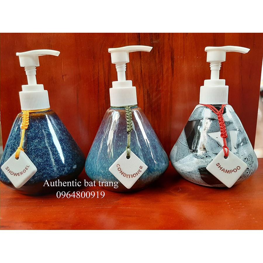 BÌNH ĐỰNG DẦU GỘI, SỮA TẮM, NƯỚC RỬA TAY – Men Hỏa Biến CAO CẤP– Chuyên cho khách sạn-resort 5 sao
