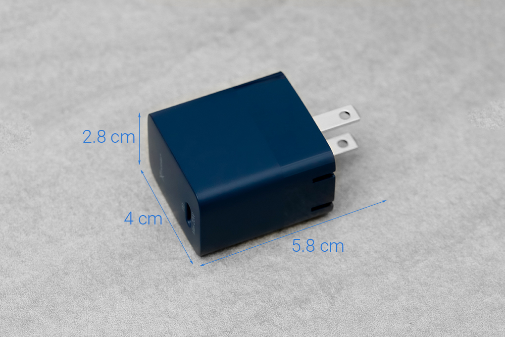 Adapter Sạc Type C PD 20W Xmobile TC20B Xanh Navy - Hàng Chính Hãng