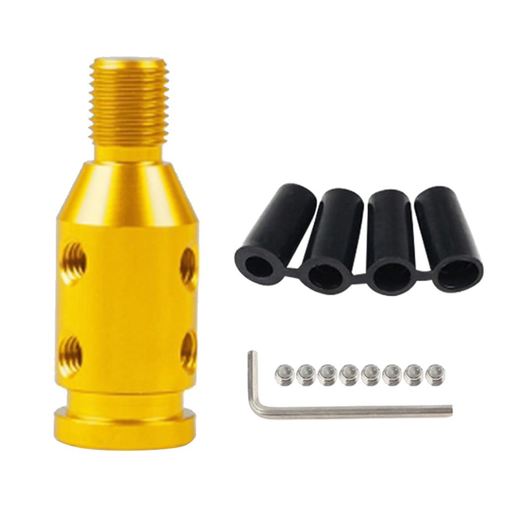 Aluminum Shift Knob Adapter for BMW / Mini Non Threaded Shifters Golden