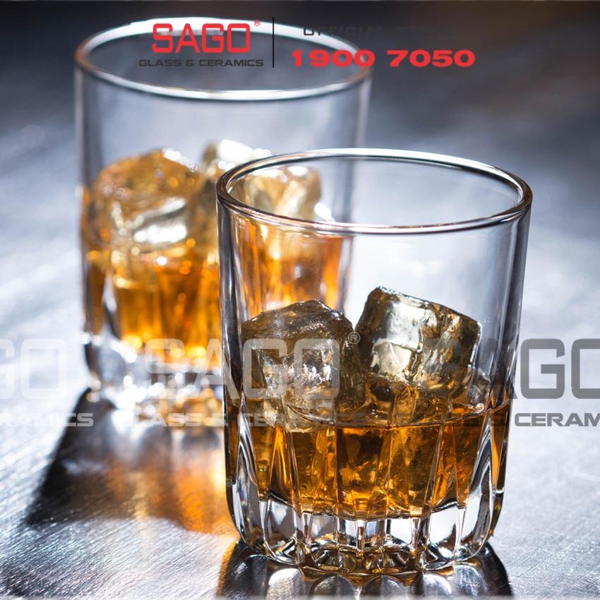 Ly Thủy Tinh Cao Cấp Đáy Khía 240ml | Nhập Khẩu Thái Lan