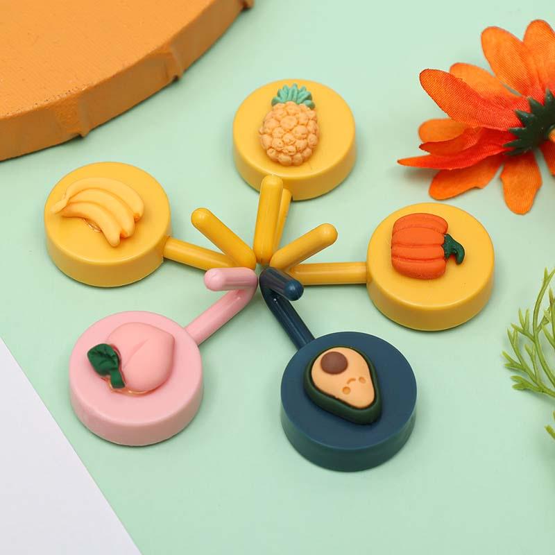 Móc treo chìa khóa gắn tường bằng nhựa hình hoạt hình trang trí nhà cửa/văn phòng