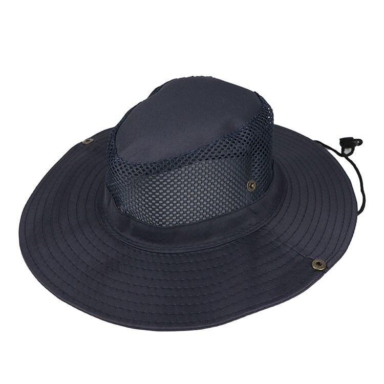 Summer Breathable Mesh Fishing Caps Unisex Outdoor UV Protection Sun Cap Hiking Camping Travel Fishing Hat