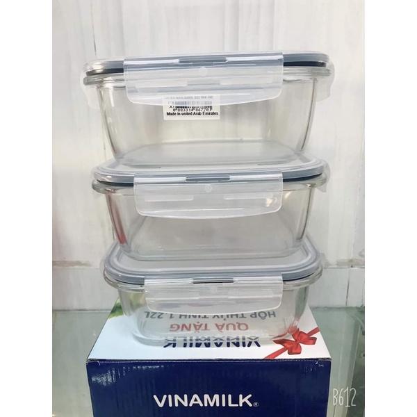 Thố Thuỷ Tinh Luminac 1220ml Hàng Khuyến Mại Vinamilk