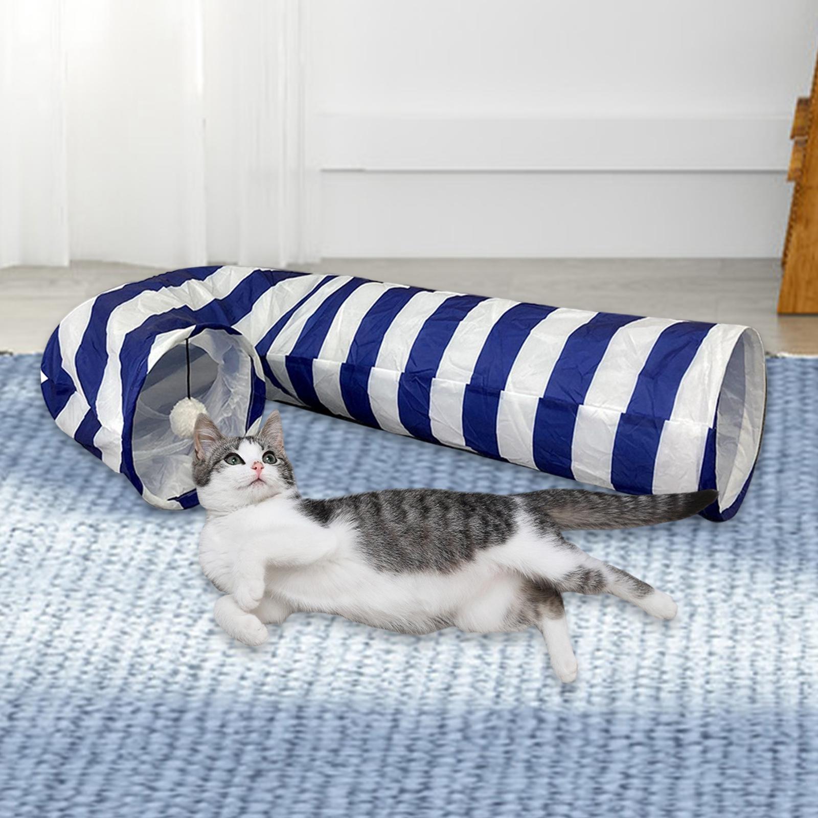 Long Cat Funny Tunnel Small Animals Mouse play Kitten Cage Toys Tube