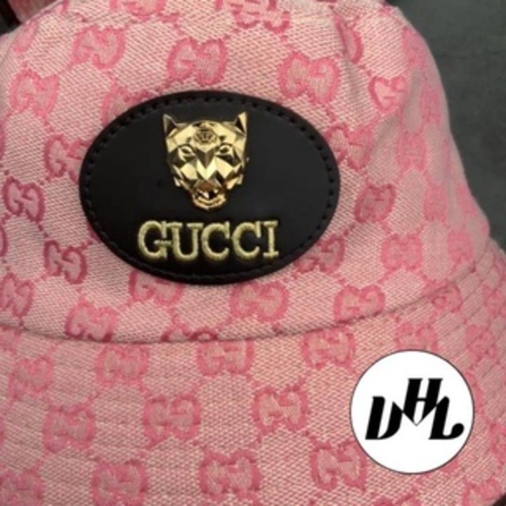 Mũ Bucket Thêu GC Gắn Logo Báo Vàng QC Form Chuẩn Thời Trang Ulzzang Nam Nữ