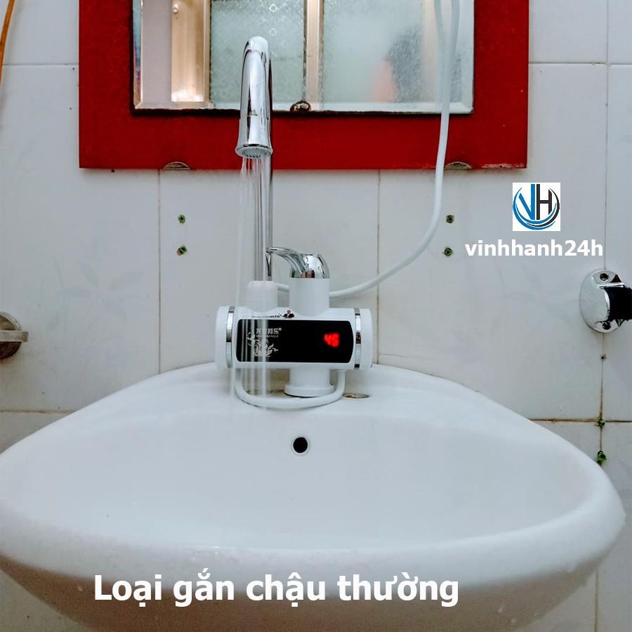 Máy nước nóng lạnh lắp đặt tại vòi mini loại thường không vòi sen