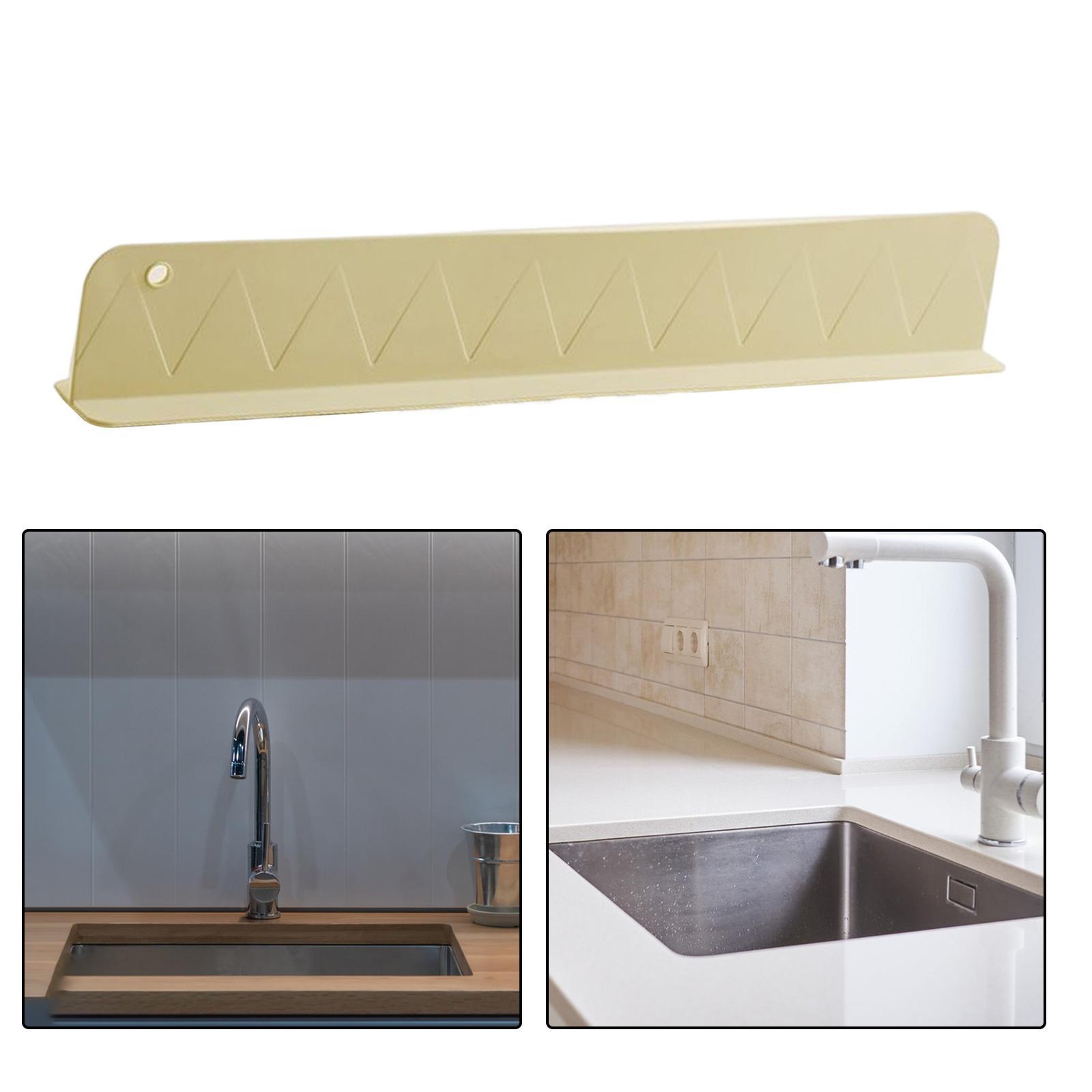 Kitchen Island Sink Backsplash Guard Lightweight for Sink Bathroom Household