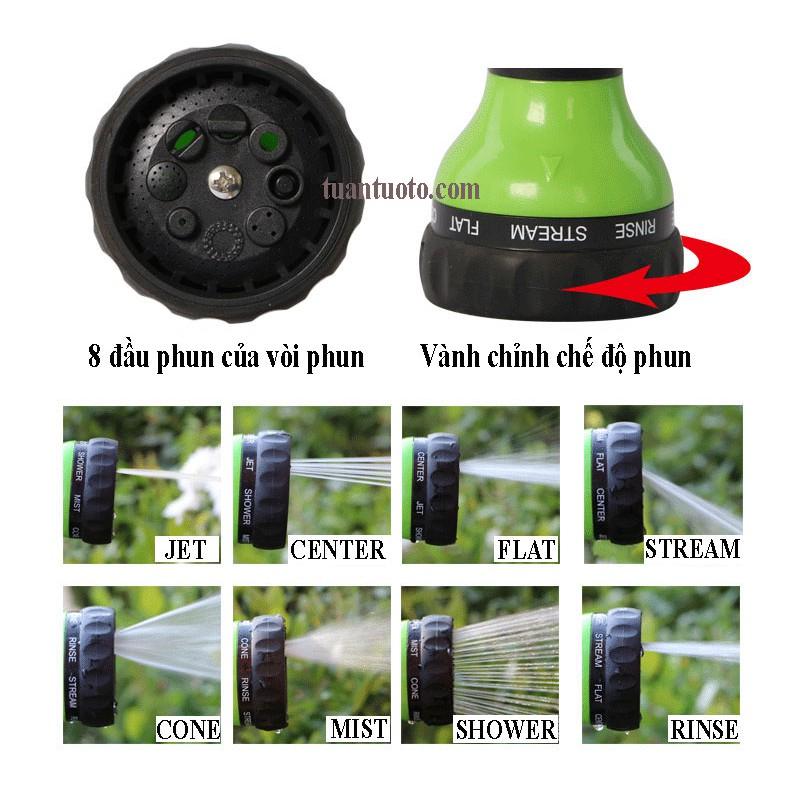 Vòi xịt rửa xe đa năng có bình chứa dung dịch