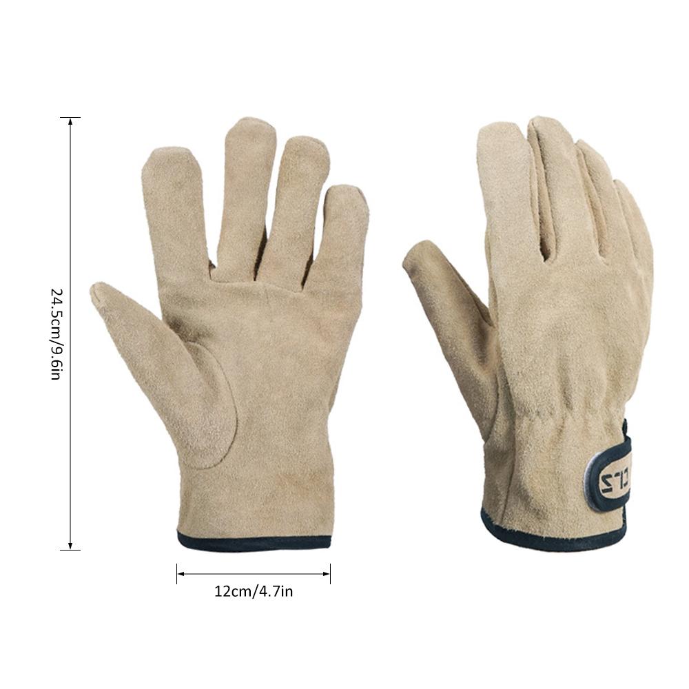 Găng tay giữ ấm chất liệu da bò