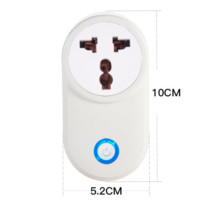 Ổ Cắm Wifi Điều Khiển Qua Điện Thoại Tuya TC5