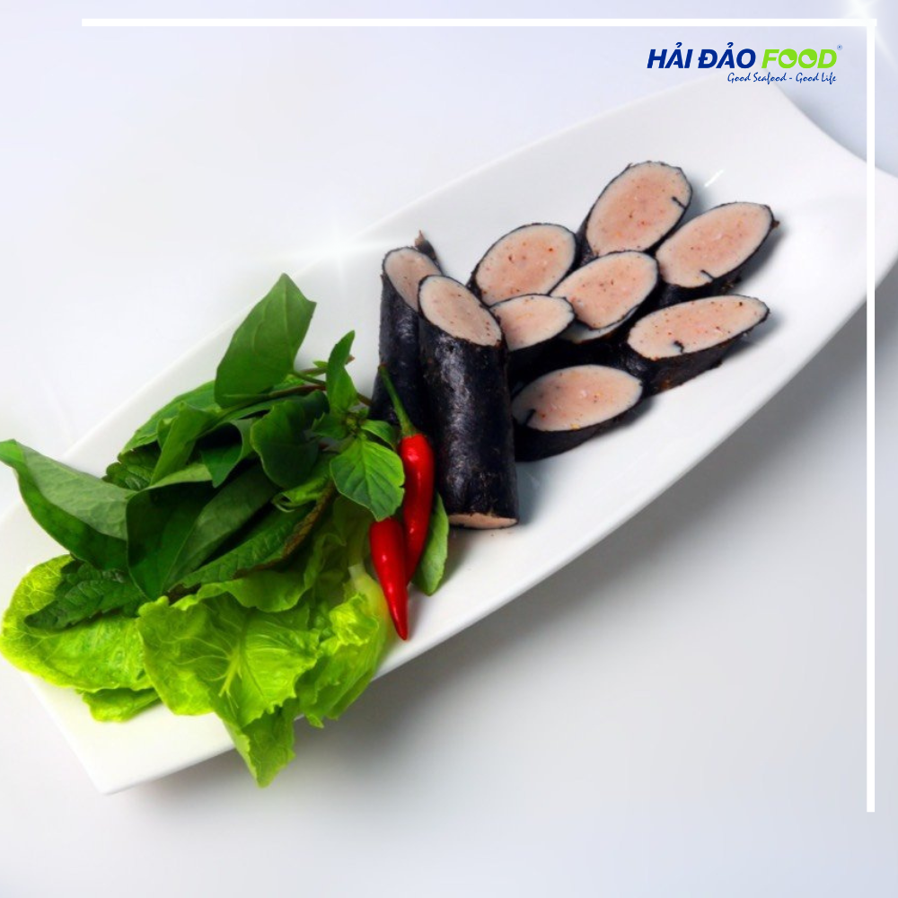 Chả Cá Thu Phú Quốc Nguyên Chất HẢI ĐẢO FOOD Hấp 200 g / TÚI