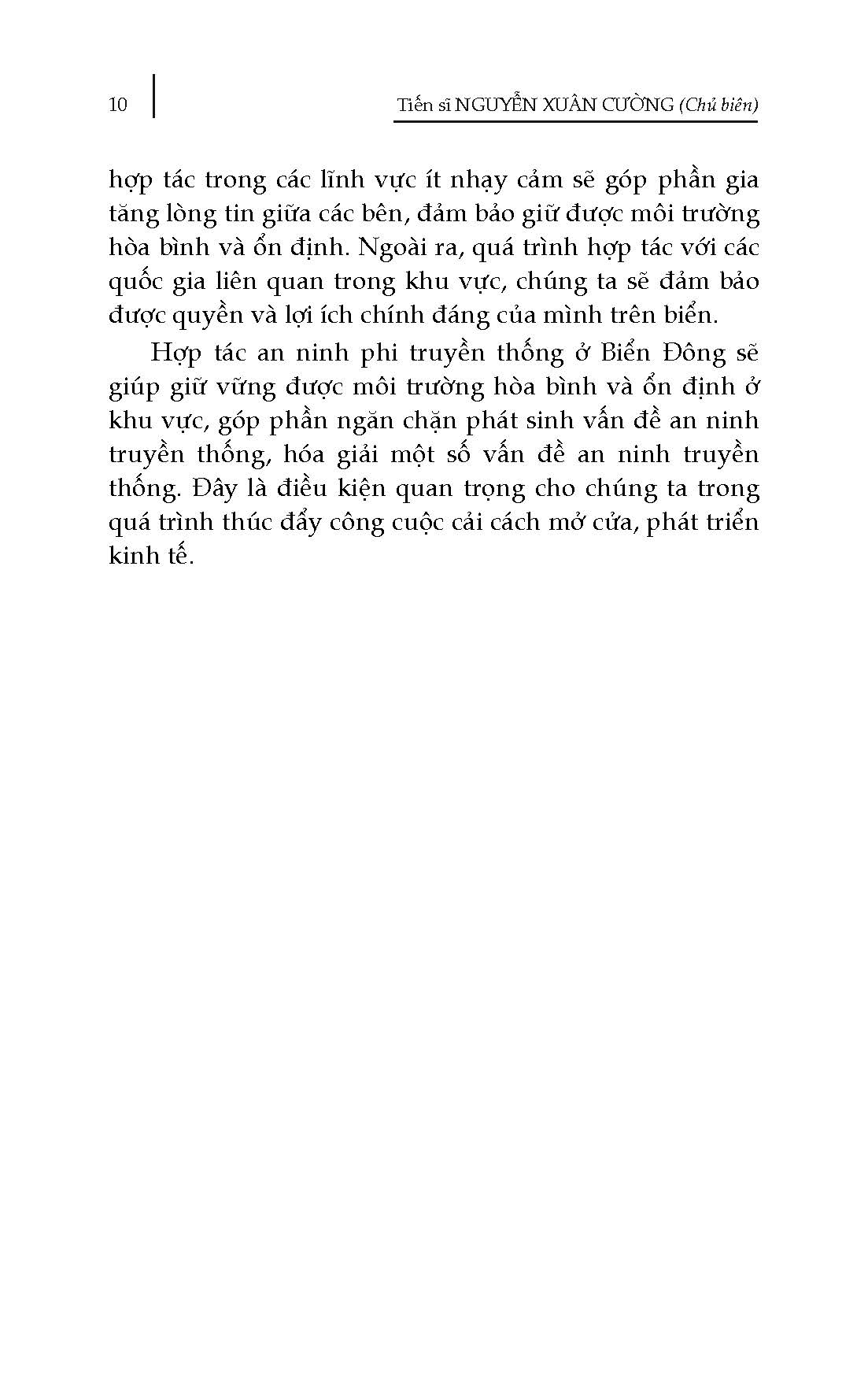 An Ninh Phi Truyền Thống Ở Biển Đông - Cơ Hội Và Vấn Đề Đặt Ra Đối Với Việt Nam