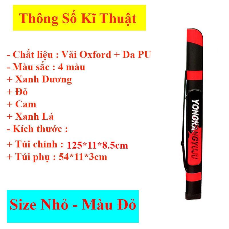 TÚI ĐỰNG CẦN CÂU 2 ngăn 1m25 dạng cứng chuyên bao đựng cần câu tay phụ kiện câu đài TDC-5