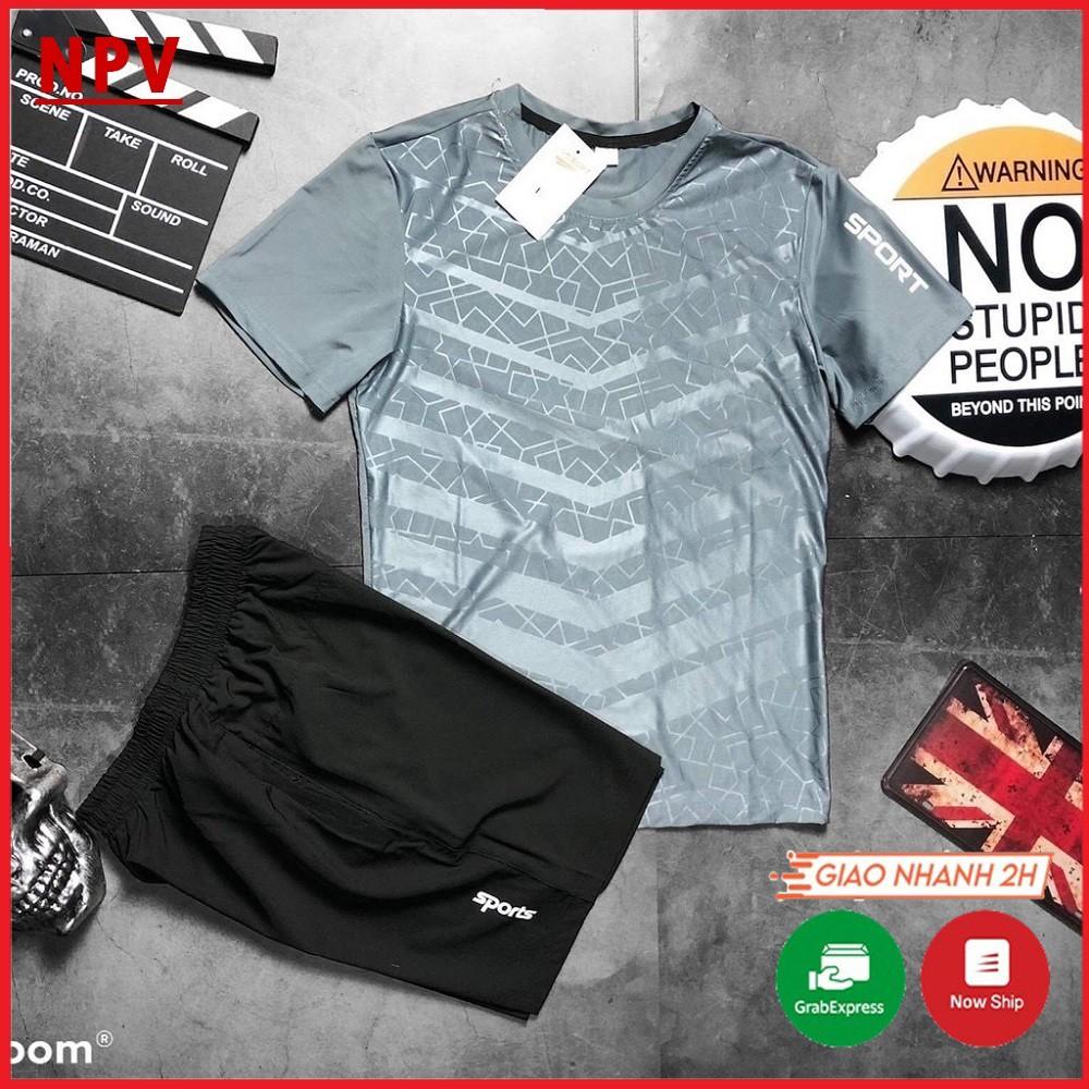 Đồ bộ thể thao nam tập gym,mặc ở nhà đi chơi cực thoáng mát, thấm hút mồ hôi tốt thời trang