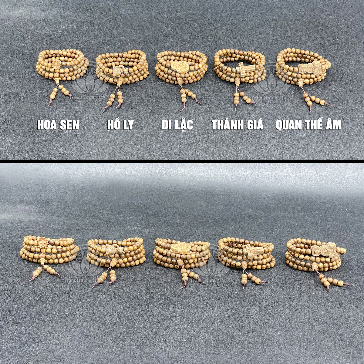 Vòng tay chuỗi tràng 108 hạt mix charm tốc phong thủy trầm hương HÀ XÁ vòng đeo tay cặp đôi nam nữ may mắn tài lộc