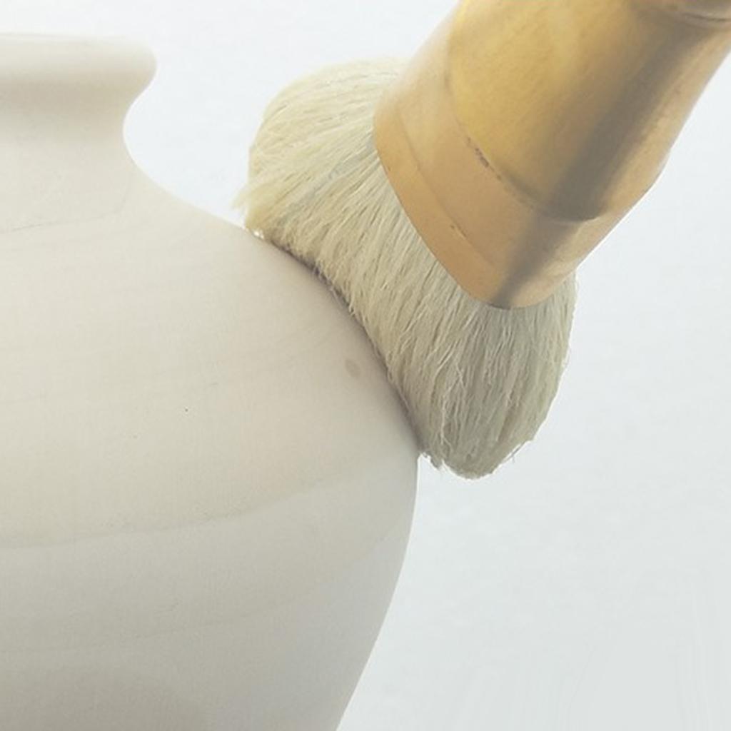 Pottery Clay Wood Brush Ceramics Sculpting Modeling Clay Clean Tool