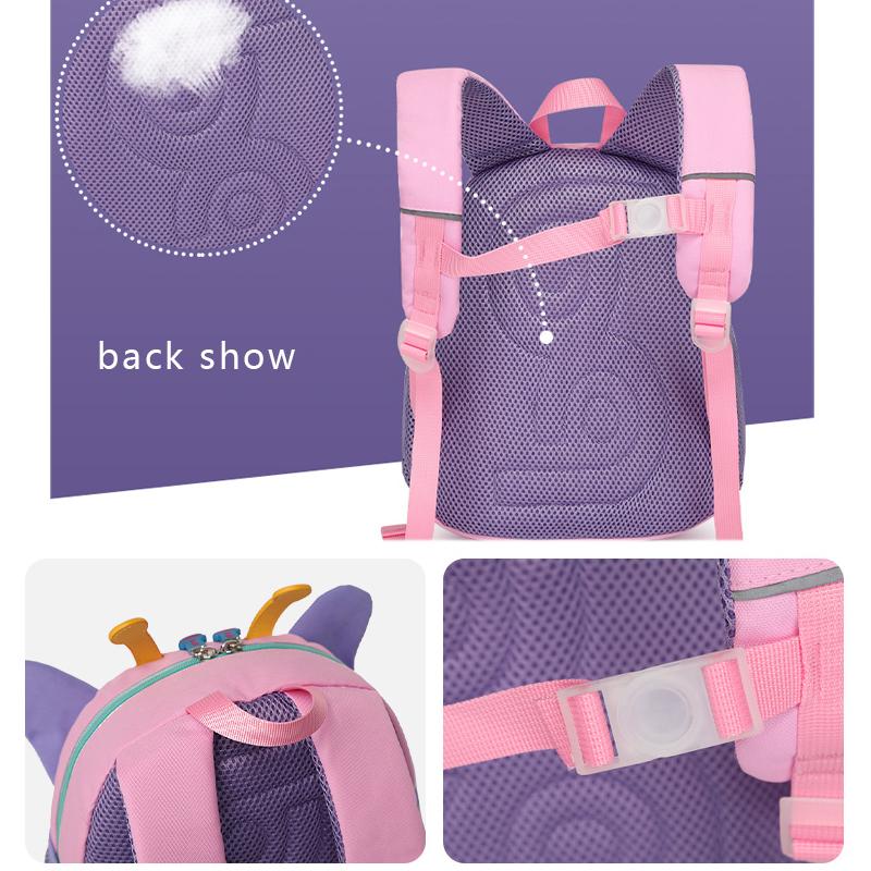 Nóng 3D Hoạt Hình Hình Bé Ba Lô Mẫu Giáo Schoolbag Trẻ Em Ba Lô Trẻ Em Học Túi Bé Gái Bé Trai Lưng