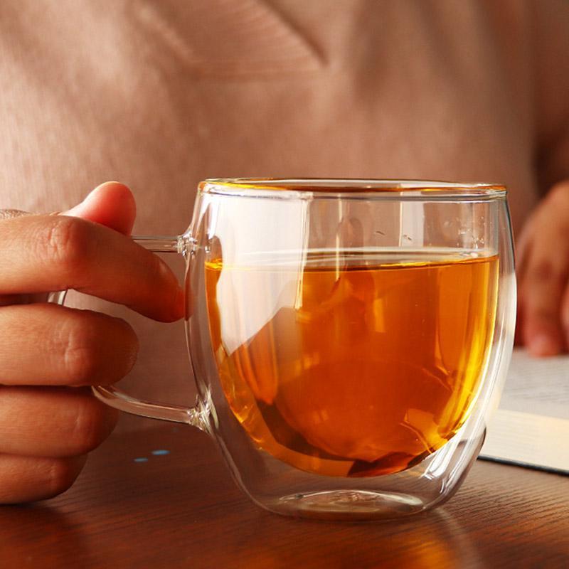 Cốc thủy tinh cách nhiệt 2 lớp cao cấp