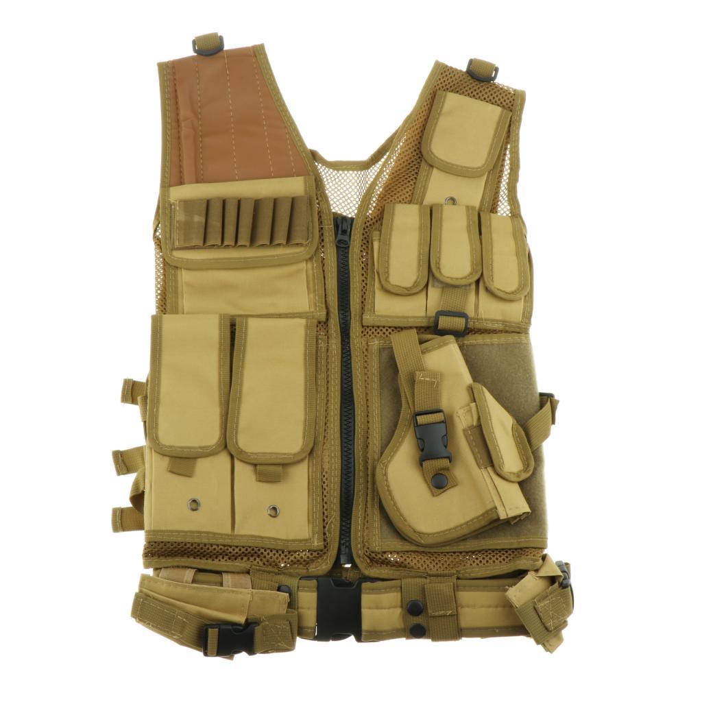 600D Tactical Vest Combat Assault Molle Attachment Rig Combat Training Vest