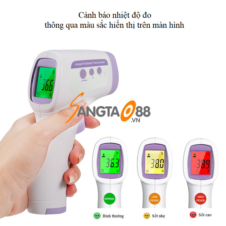 Nhiệt kế hồng ngoại 360 độ GF-Z99Y ( Đo nhiệt độ cơ thể, nhiệt độ nước, sữa cho bé )