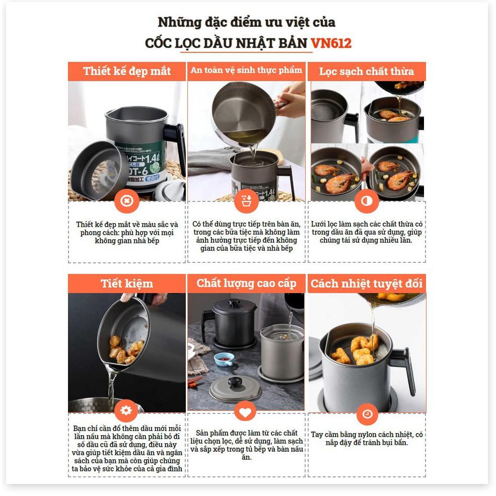CỐC LỌC DẦU TIỆN LỢI KHÔNG RỶ