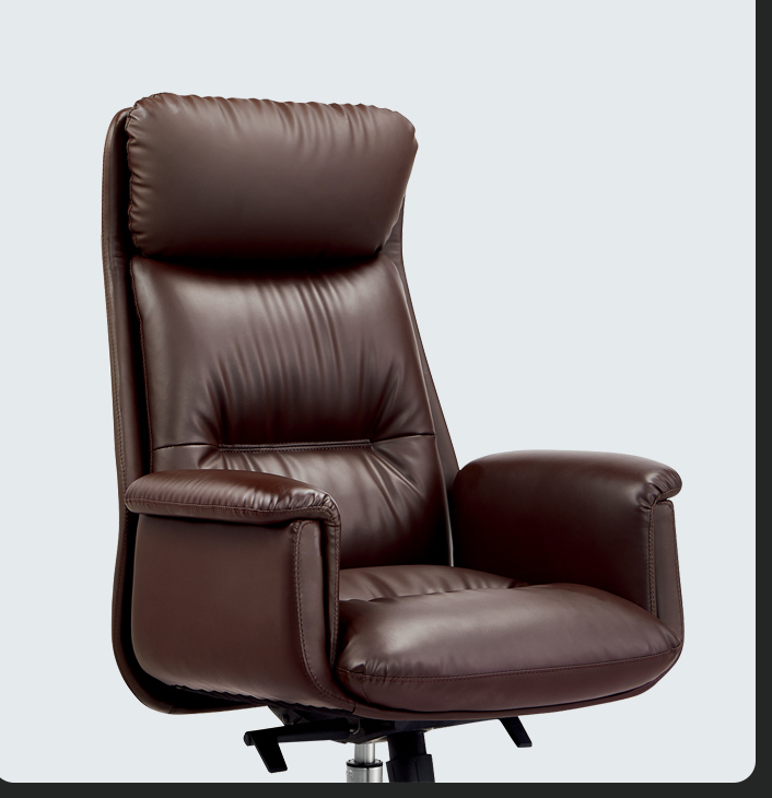 Ghế Giám Đốc Văn Phòng Da Thật / Da Tự Nhiên Siêu Êm Style Đương Đại - Có Ngả Lưng 9816-TT / Dòng Cao Cấp