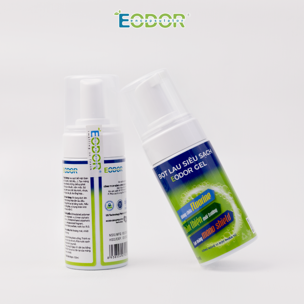 Bọt Lau Siêu Sạch Bề Mặt EODOR GEL 100/200ml. Công Nghệ Vi Bọc Phân Tử
