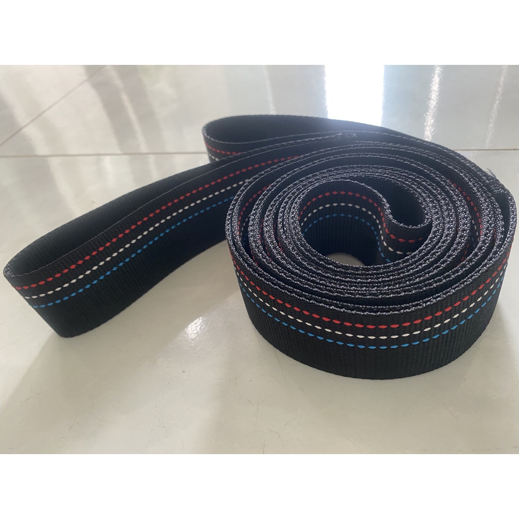 Dây đai cotton tập yoga 3m thổ cẩm , 2 đầu tập đa năng , hỗ trợ các động tác Yoga , dây tập yoga bền đẹp nhiều màu sắc