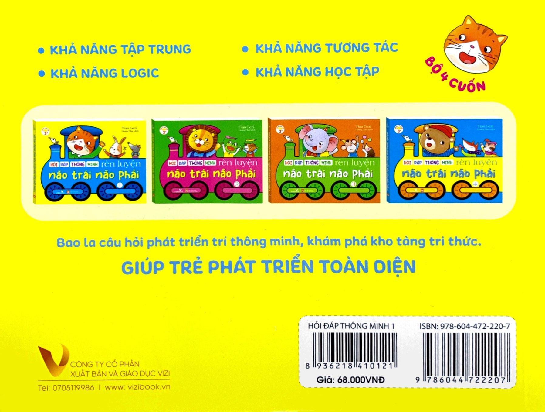 Hỏi Đáp Thông Minh - Rèn Luyện Não Trái Não Phải - Tập 1