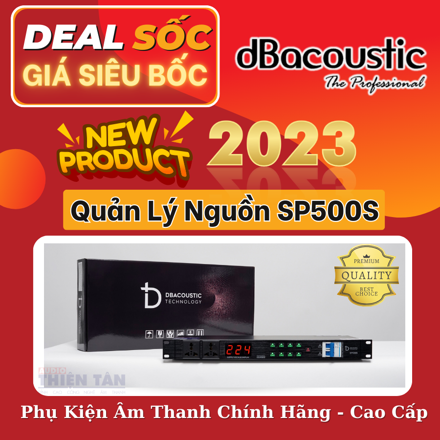 Quản Lý Nguồn Dbacounstic Seri LX P3 - Quản Lý Nguồn Điện Dàn Âm Thanh - Hàng Chính Hãng