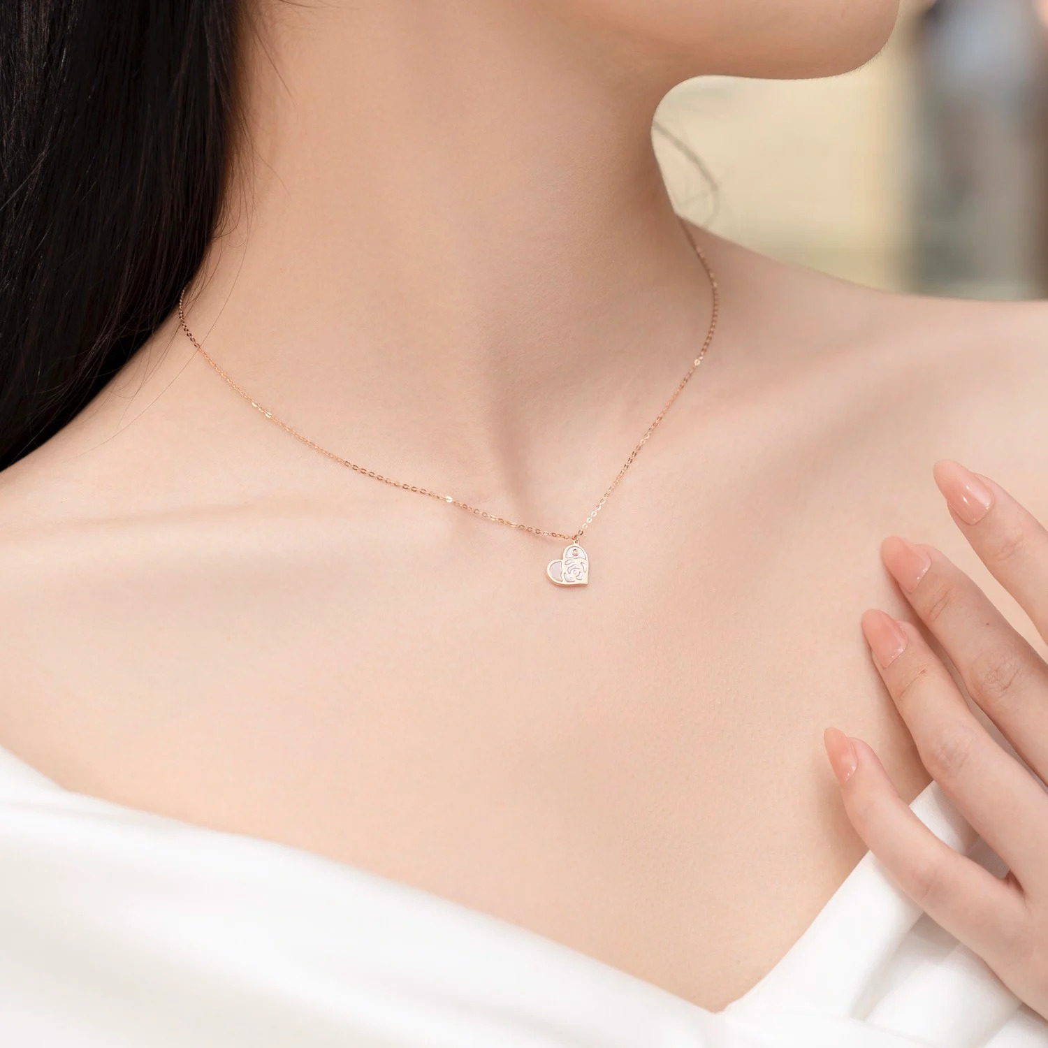 Dây Chuyền Vàng 18K DCZ007 Huy Thanh Jewelry