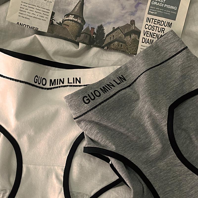 Quần lót nữ cotton cao cấp Nội Địa Trung GuoMinLin VIỀN KẺ kháng khuẩn, thấm hút mồ hôi cực tốt, Mềm mại thoáng khí