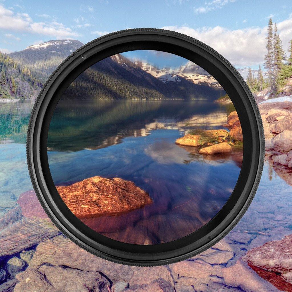 58mm ND2 - ND400 Lens Filter Slim ND Filter Optical Glass for Camera