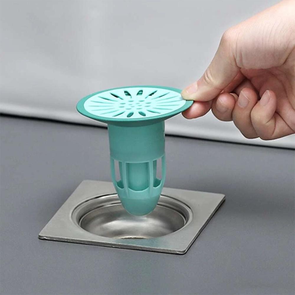 Nắp Bịt Cống J8 Chặn Mùi Hôi Cống Bộ Nắp Phễu Thoát Sàn Chống Trào Ngược Ngăn Côn Trùng Khử Mùi Đường Thoát Nước