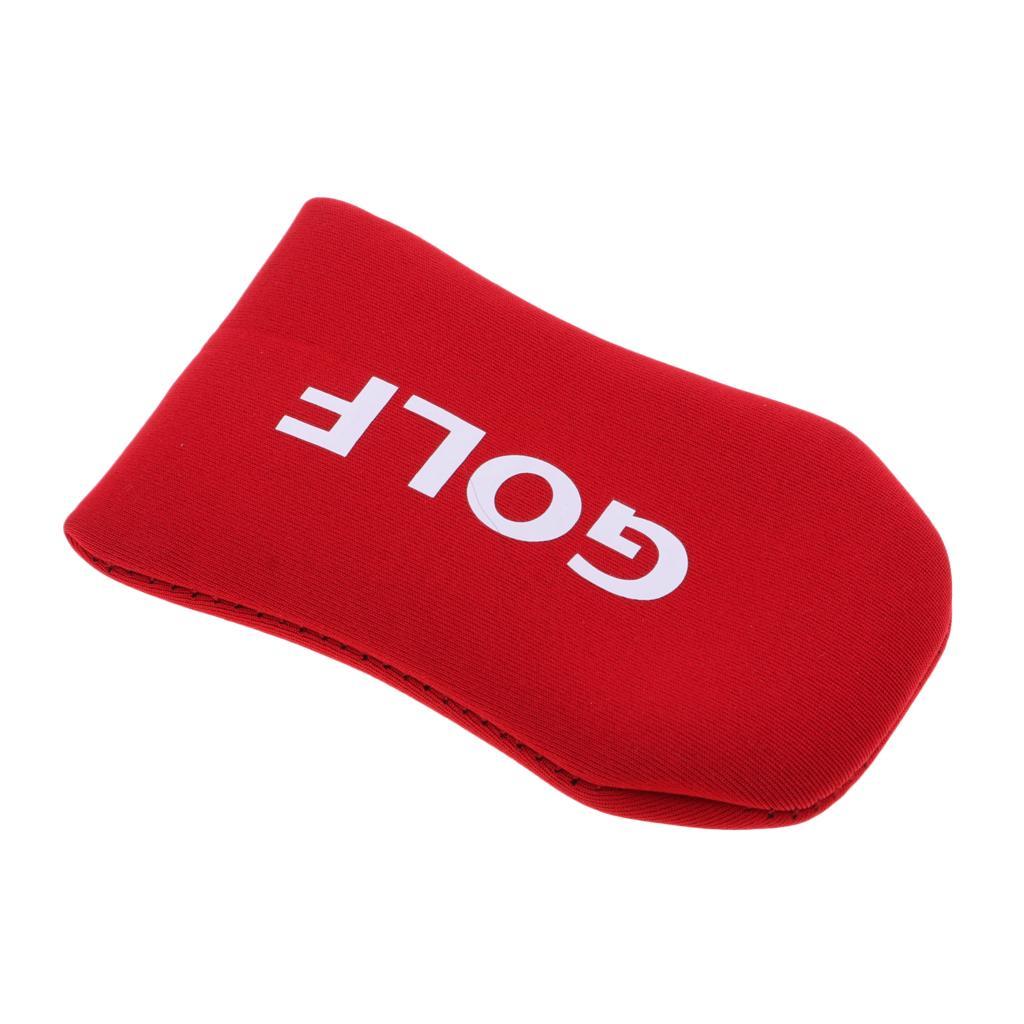 3-4pack Soft Comfortable Golf Mallet Head Cover Iron Protector Putter Cover Red